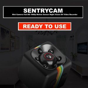 SENTRYCAM  Mini Camera Full HD 1080p  Motion Sensor, Night Vision  Recorder